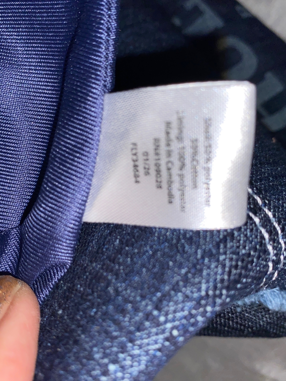 True Religion Dark Denim Logo Hobo Bag - Blue - Picture 5 of 7